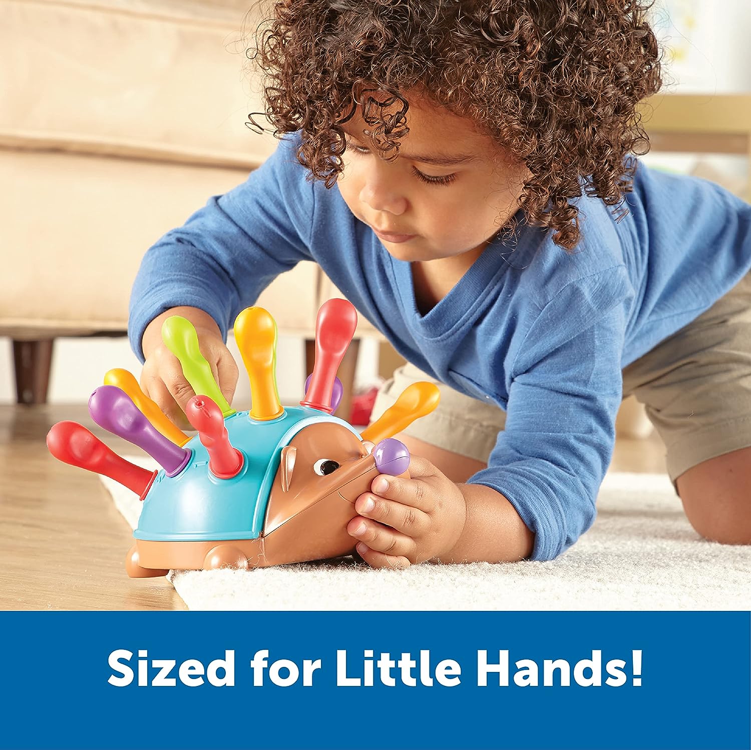 Learning Resources Spike The Fine Motor Hedgehog - 14 Pieces - Image 2