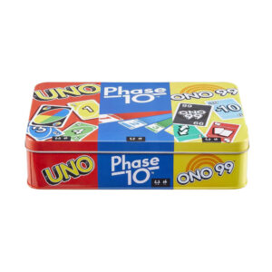 Mattel Games Set of 3 Games with Uno Travel Games for Kids & Family