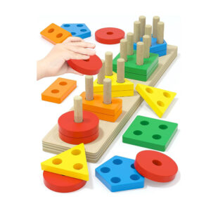 Yetonamr Montessori Toys for 1 2 3 Years Old Boys Girls